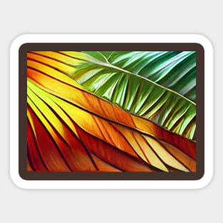 Tropical palm 4 Sticker